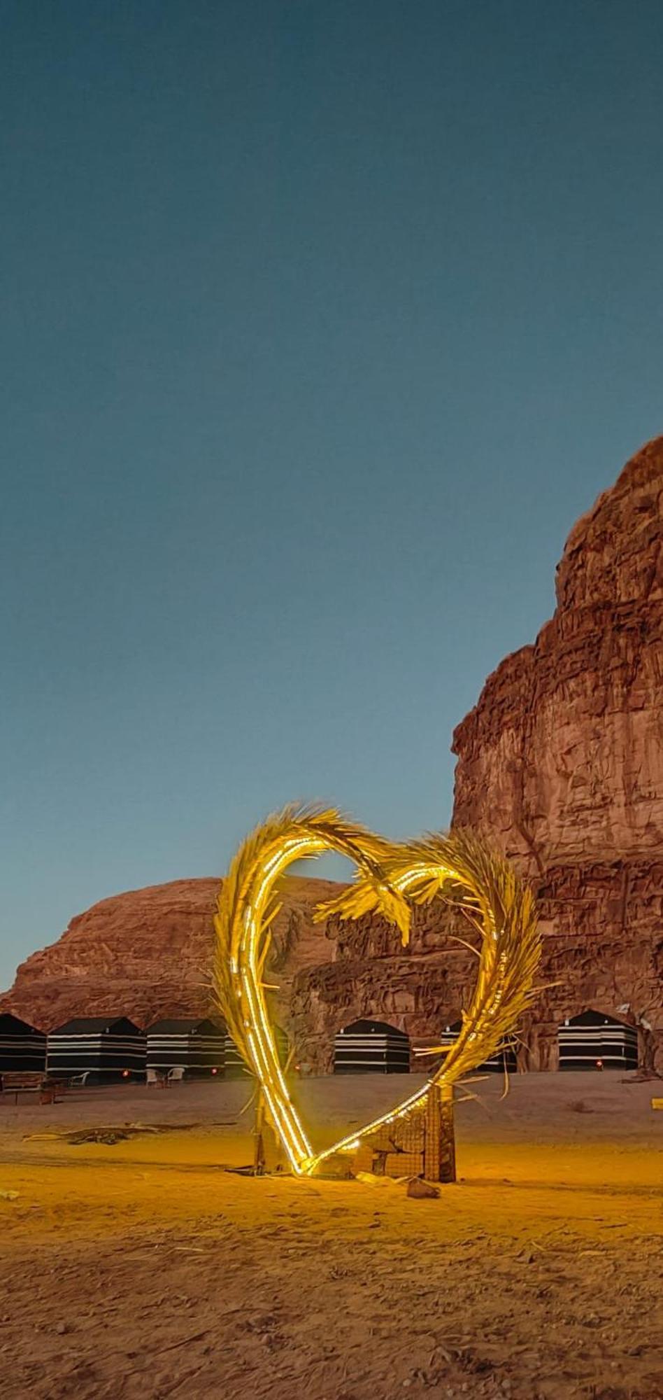 Wadi Rum Desert Heart Camp Hotel Exterior foto